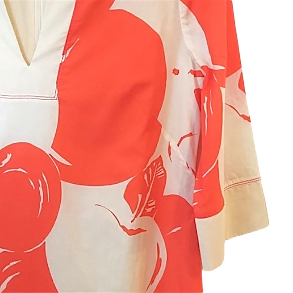 J. Crew Bold Apple Mini Tunic Shift Dress Size Small - Picture 6 of 9